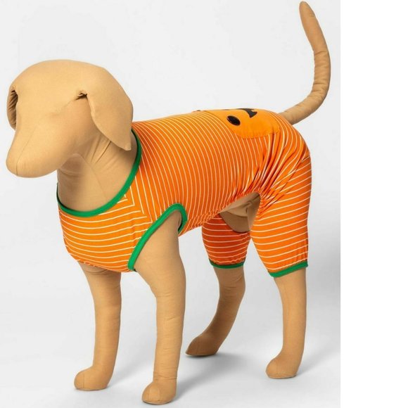 Target Matching Family Dog Pet Halloween PUMPKIN Pajamas Costume XS S M L  NWT - Picture 2 of 4